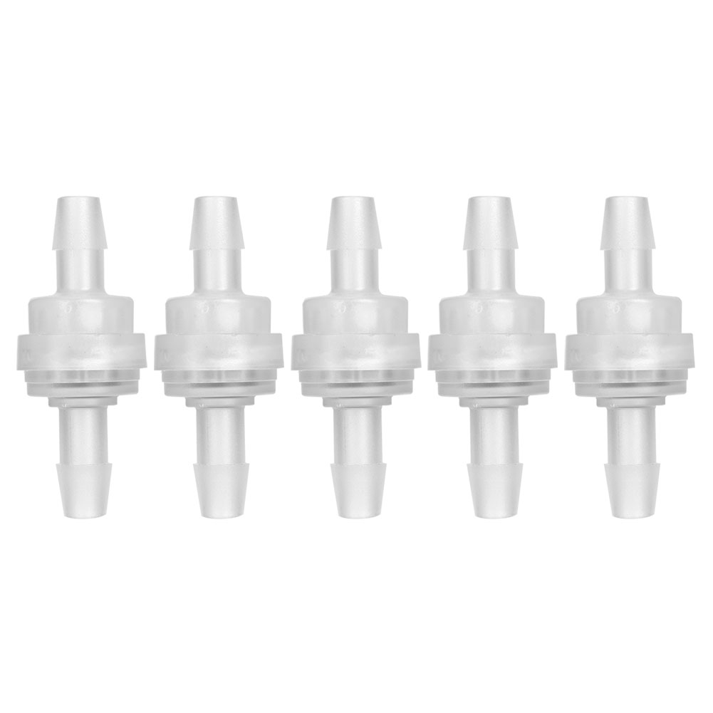Packung Mit 5 Einwegventilen Aus Fluorelastomer-kunststoff, Beständig Gegen Ozon, Öl Und Korrosion, 6 Mm