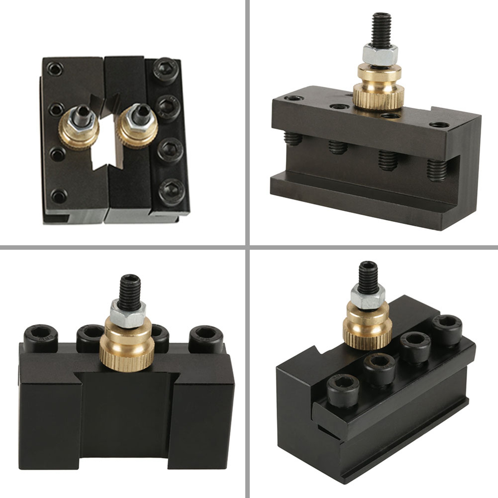 Set Mit 4 Schnellwechsel-messerhaltern Und Clip