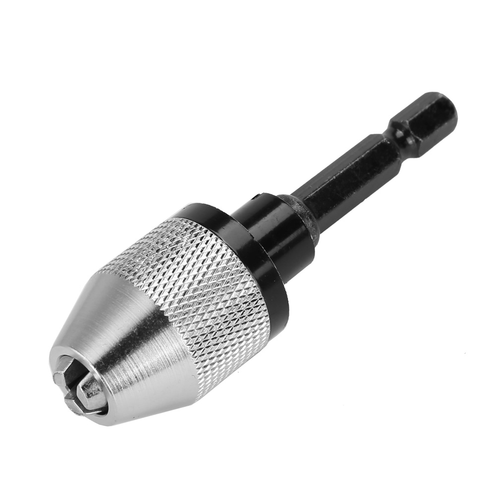 Sechskantfutter Aus 6,5 Mm Aluminiumlegierung Und Kohlenstoffstahl Mit Langem Schaft Von 0,3 Bis 6,5 Mm