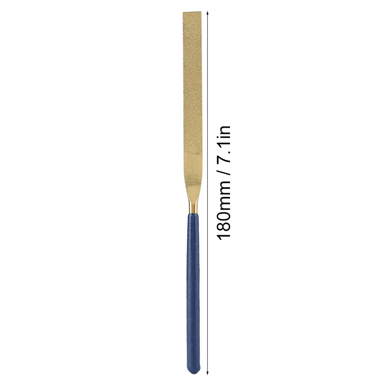 Set Mit 10 Extrem Widerstandsfähigen Diamantfeilen (5 X 180 Mm) – Flachfeilen