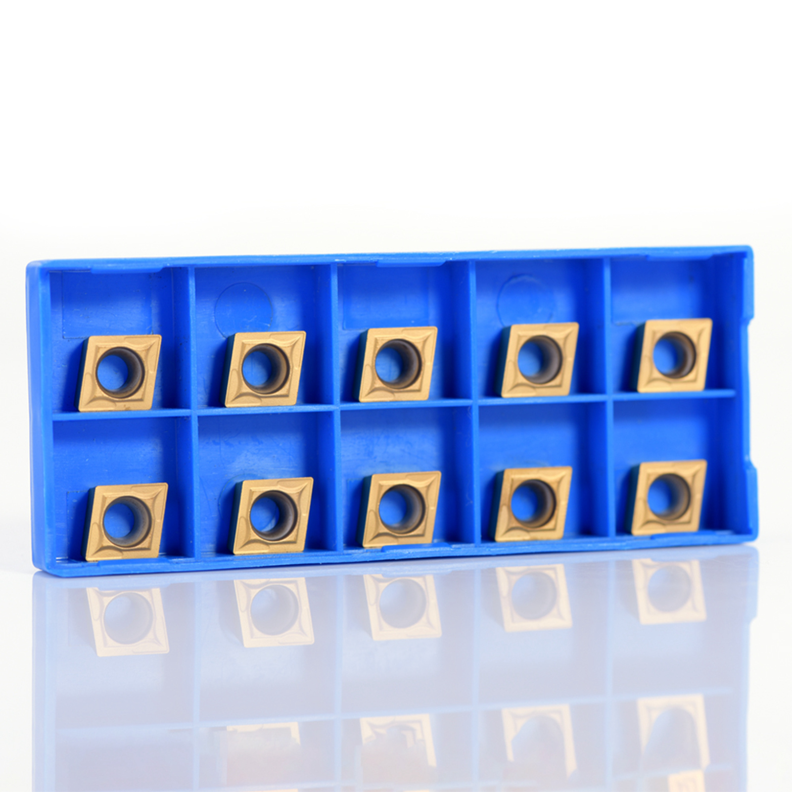 10 Cnc-schneidwerkzeuge/box Ccmt09t304 Ccmt32.5 Gold