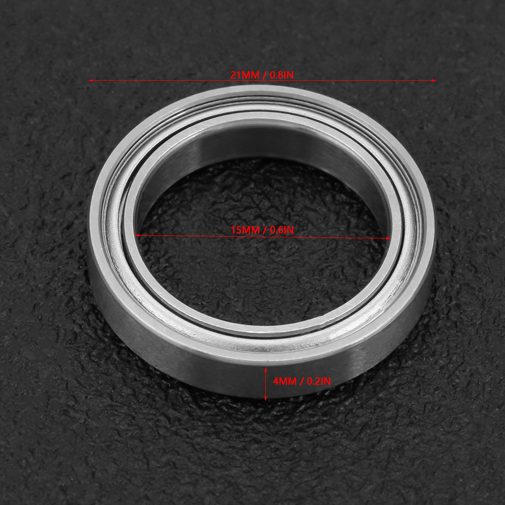 10 Abgedichtete Rillenkugellager, Typ 6702zz, Dünne Platte, 15 X 21 X 4 Mm