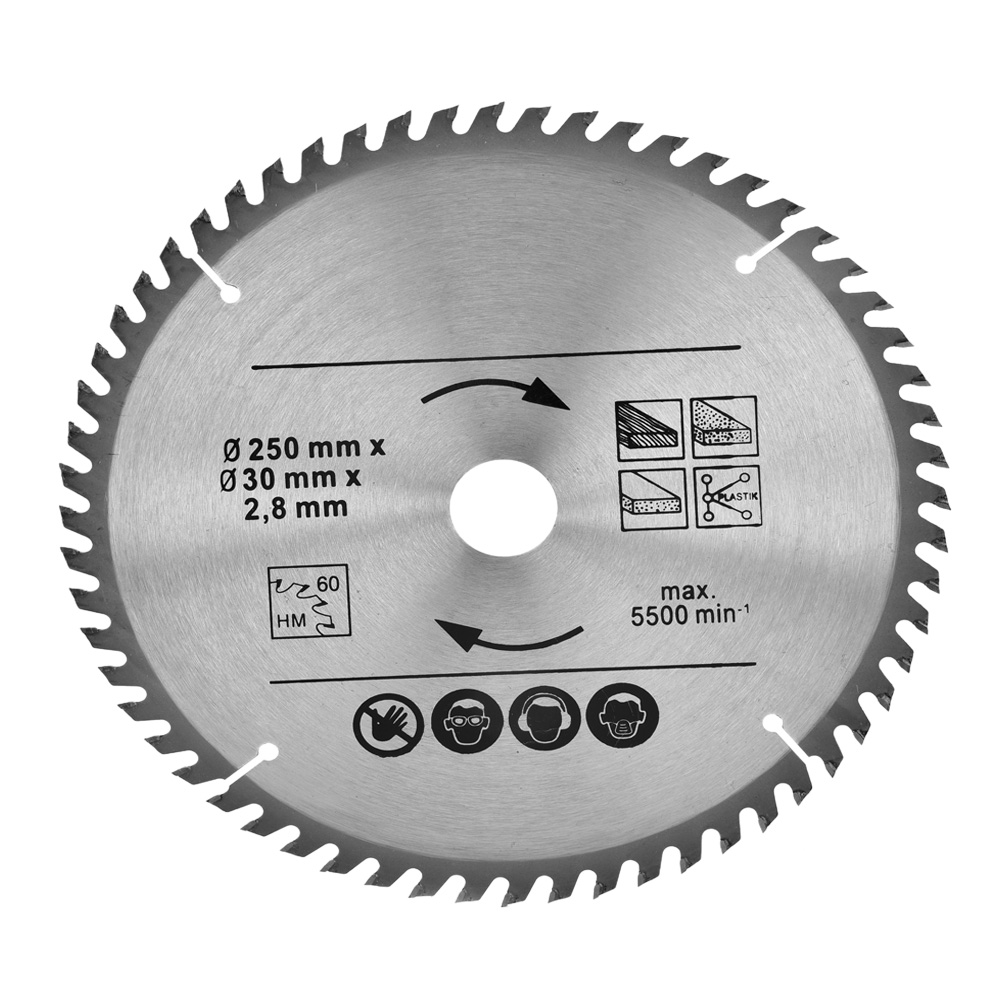 Zwei 250 Mm Tct-sägeblätter, 48 Und 60 Zähne, Ausschließlich Erhältlich Ab Lager Im Ausland.
