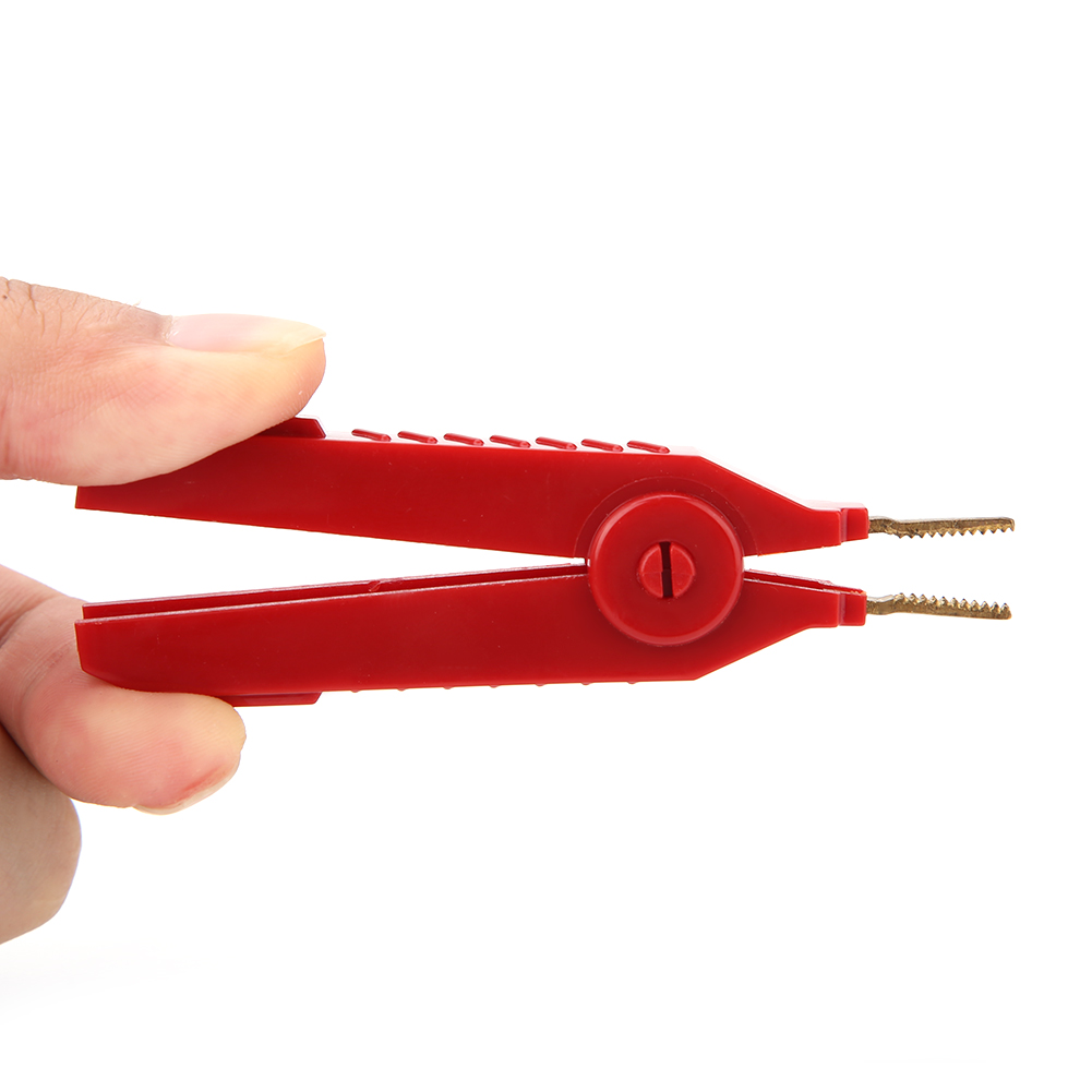 P2004 Satz Mit 3 Krokodilklemmen, Aus Reinem Kupfer Mit Goldbeschichtung, Mit Positiven Und Negativen Elektroden, Zweistufige Prüfklemmen, Vieradrige Lcr-kelvin-klemmen