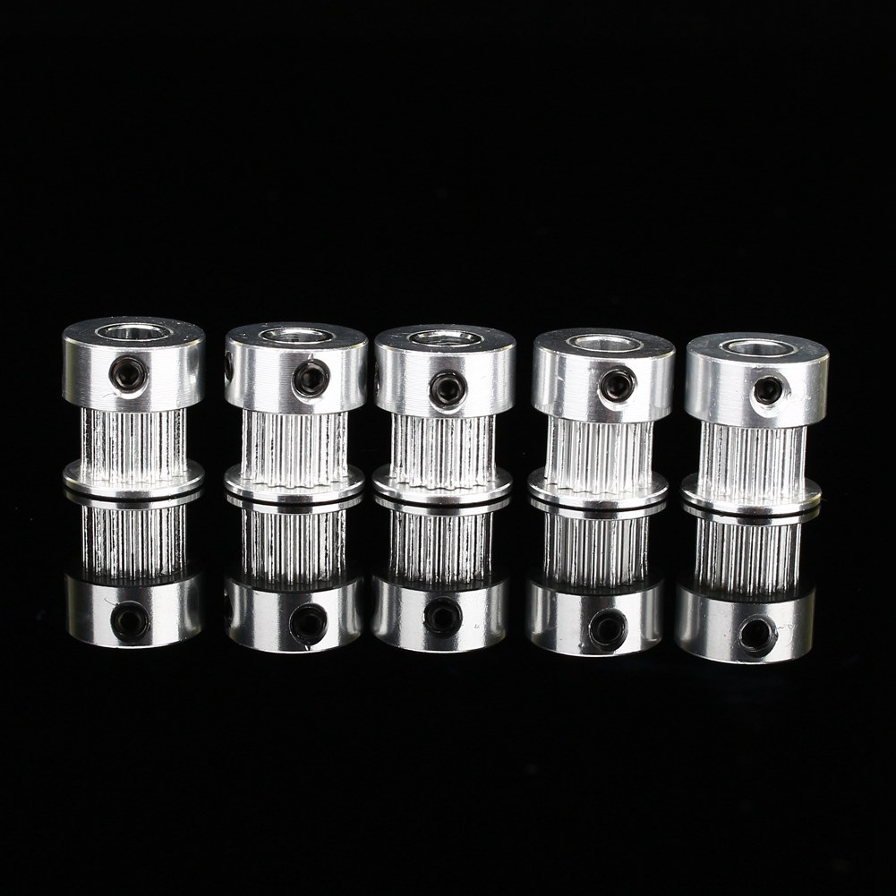 2gt 16-zahn-zahnriemenscheibe Aus Aluminiumlegierung, Standardausführung, 5 Mm Innendurchmesser
