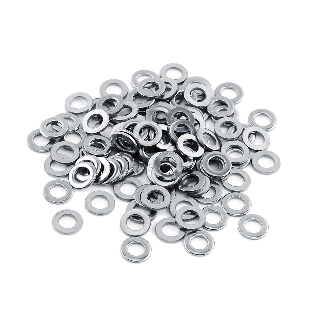 Standard-flachscheiben Aus Edelstahl 304 / Edelstahldichtungen, Packung Mit 100 Stück