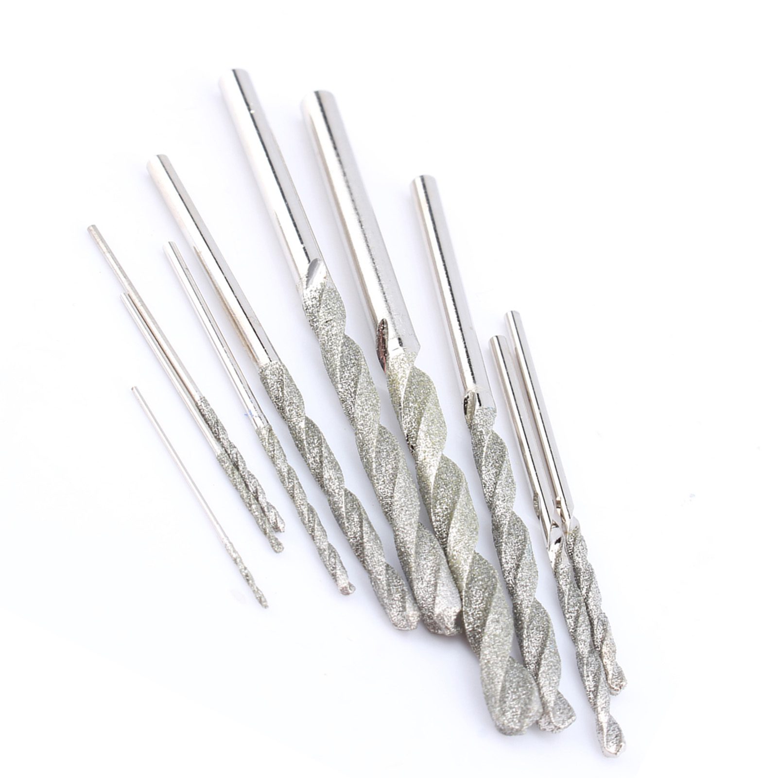 Set Mit 10 Diamant-spiralbohrern, Zufällige Verpackung