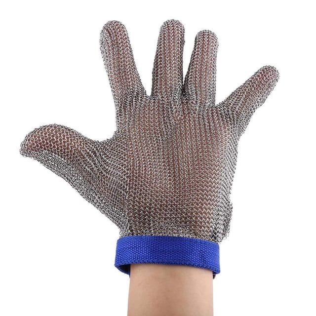 Schnittfeste Handschuhe, Gartenhandschuhe Aus Edelstahlgewebe 304, Schnittfeste Handschuhe Zum Austernöffnen Und Schweißen