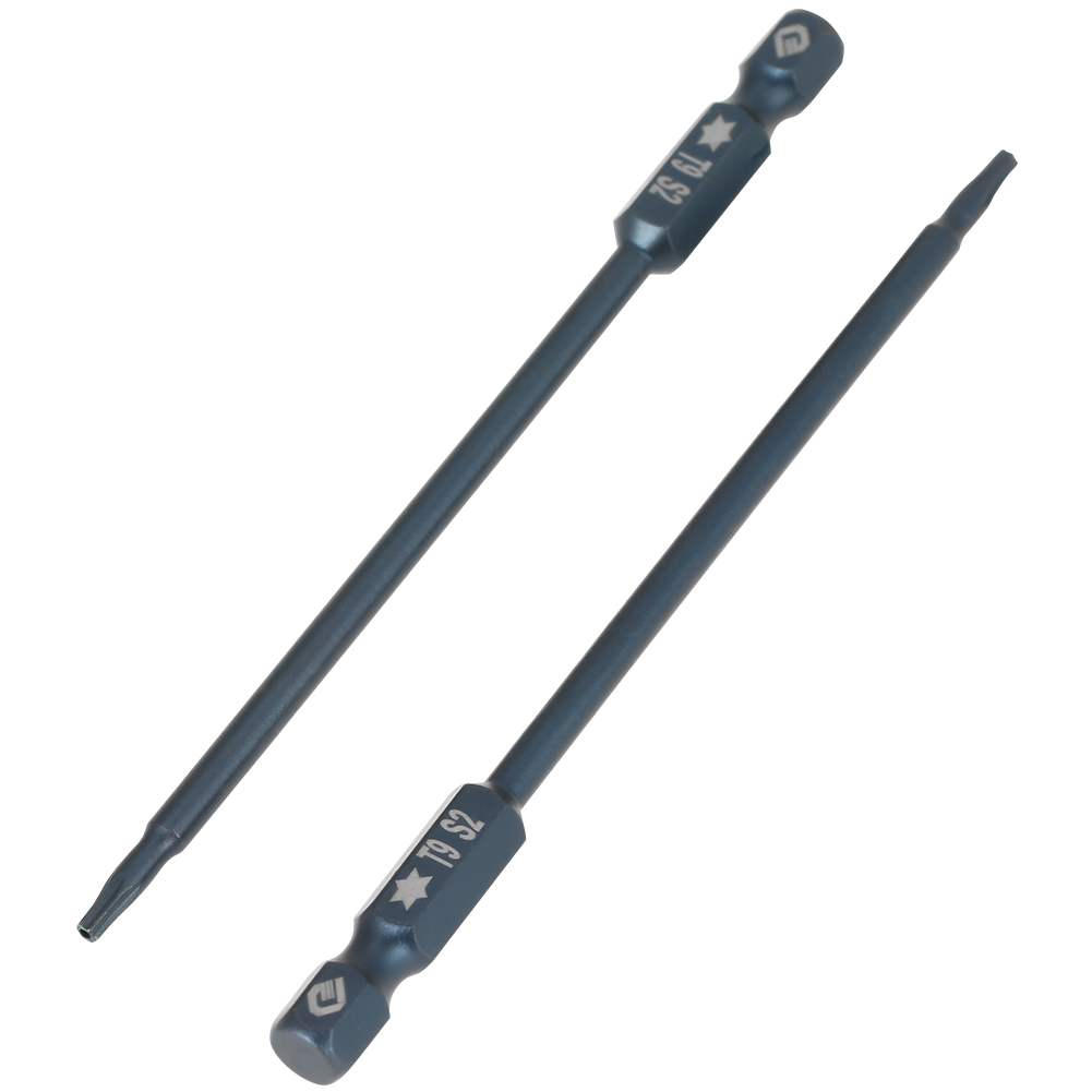 Torx S2 Schraubendreherbit Mit Loch, Einzelkopf, H6.3, Mit Loch, Durchmesser 100 Mm, Torx T9.