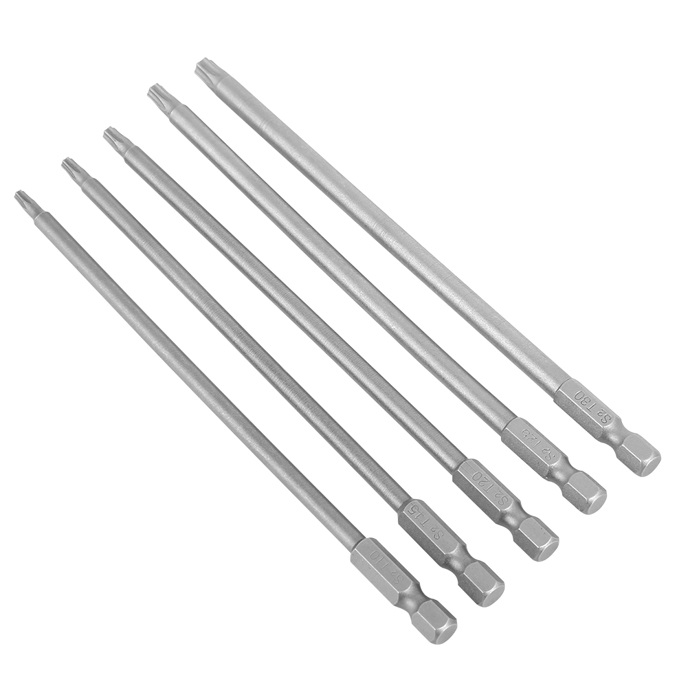 Satz Mit 5 Hohlen Torx-bits, 150 Mm Lang, Bst Bits-003