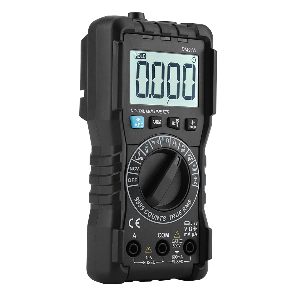 Mestek Dm91a 9999 Hochpräzises, Automatisches Und Intelligentes Digitales Taschenmultimeter Mit Verbrühungsschutz Für Den Einsatz Im Haushalt Und Bei Elektroarbeiten