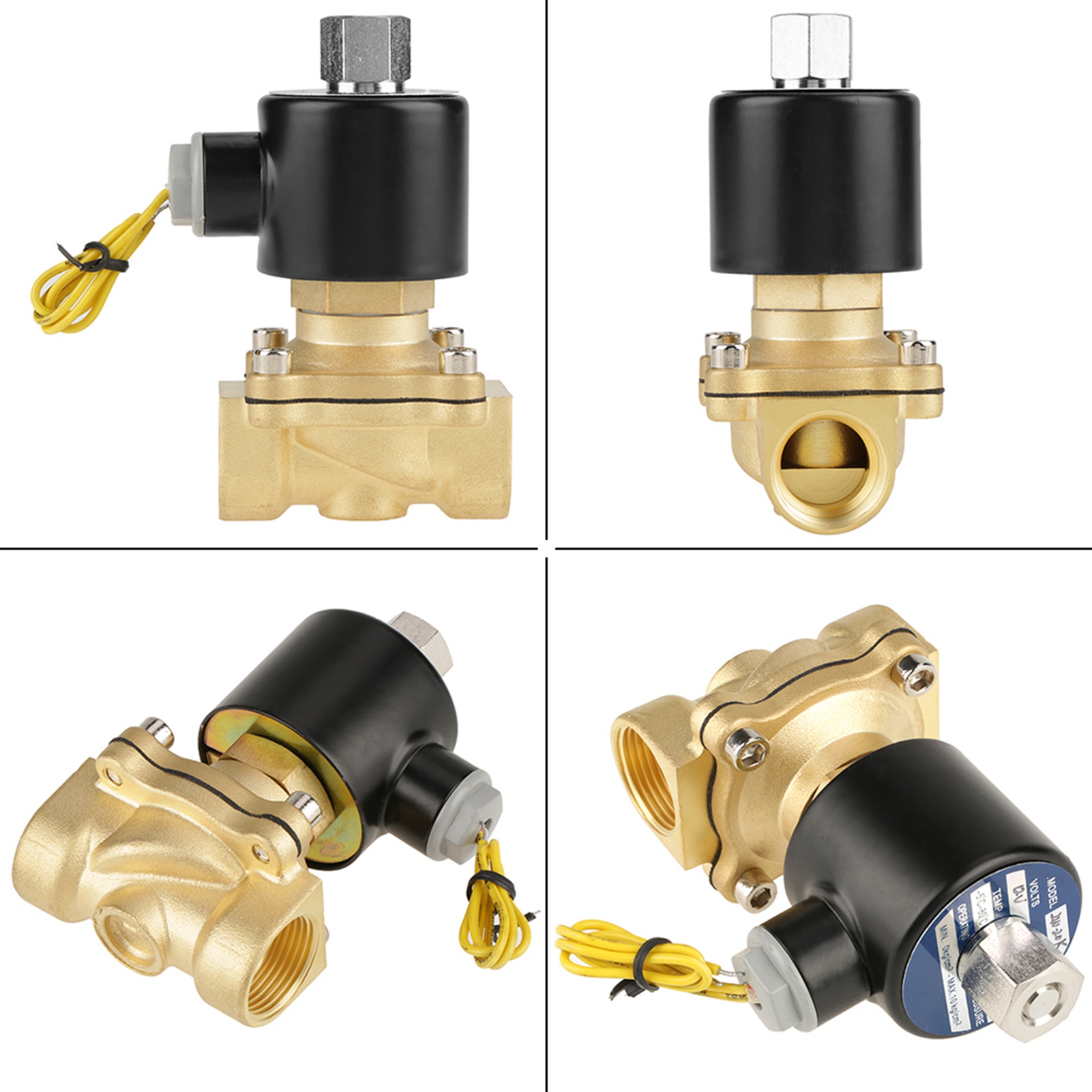 2-wege-magnetventil Aus Messing 2w200k-20, Normalerweise Offen, 2-wege, 6-punkt-kondensatableiter, 12 V Dc, 3/4