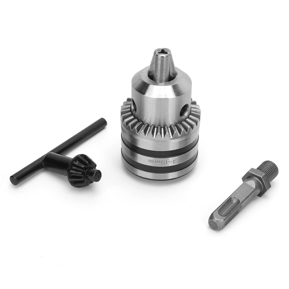 Leichtes 3,0–16 Mm 1/2–20unf-schlüsselbohrfutter + Vierkantschaftadapter Für Sds-schlagbohrmaschinen