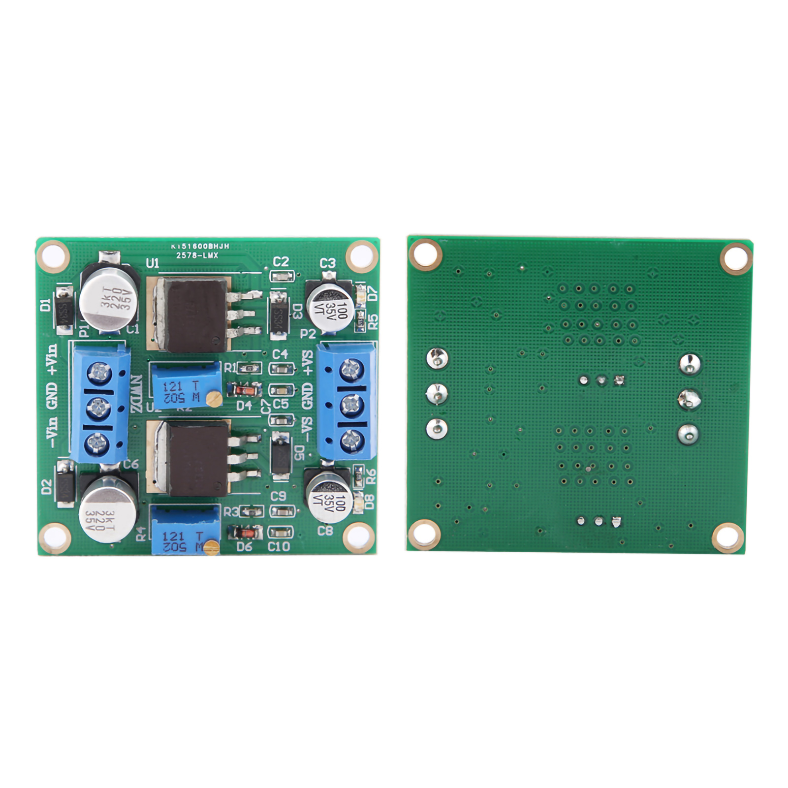 Lm317/337 Geregeltes Netzteil Mit Positiver Und Negativer Spannung, Linear Und Einstellbar, Geringe Restwelligkeit: ±5 V ±12 V ±15 V ±24 V