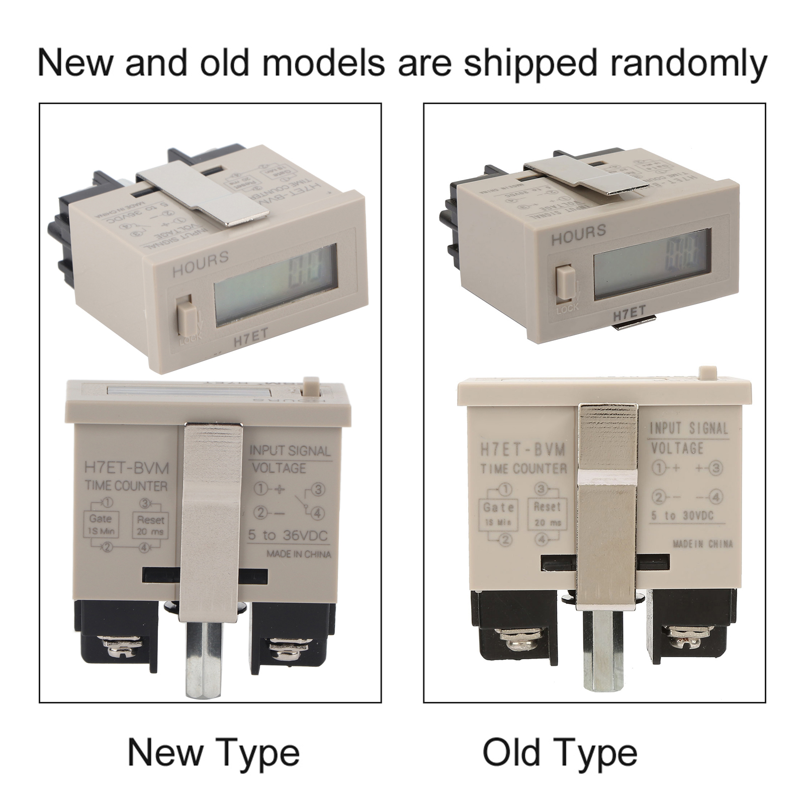 Elektronischer Zeitschaltuhr Belme H7et-bvm Mit 6-stelliger Lcd-anzeige Und Integriertem 5-36-v-lithium-ionen-akku