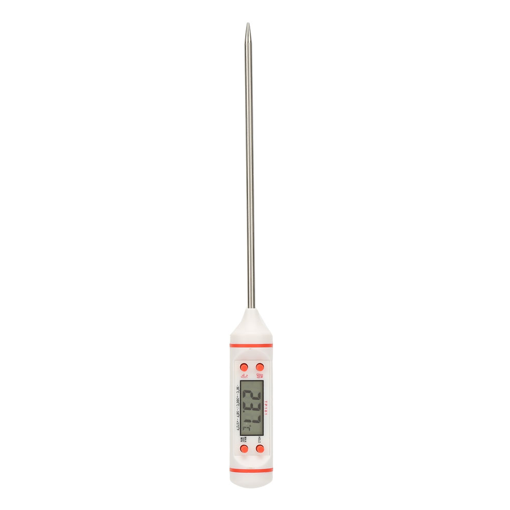 Tp101 Temperaturfühler, Intelligenter Elektronischer Temperaturregler Für Grill Und Küche, 101 Küchen-nadelthermometer, Weiß