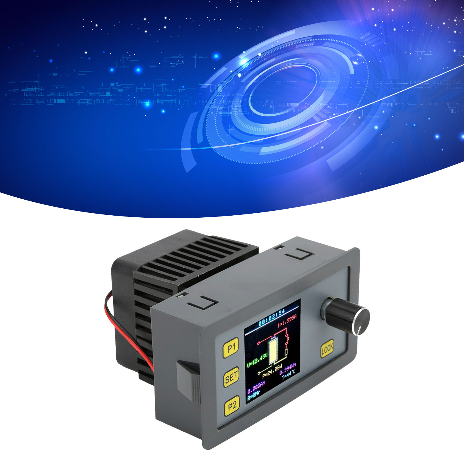 Wel3005 Einstellbares Multifunktionales Elektronisches Lastmodul Mit Konstantstrom, Farbdisplay, 30-w-5-a-netzteil, Alterungstest Und Batterieentladungsfunktion