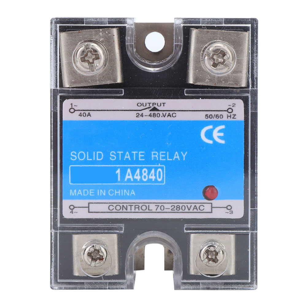 Belme Einphasen-halbleiterrelais, 70–280 V Ac Eingang, 24–480 V Ac Last, Ac-steuerung Ssrberm-1 A4840