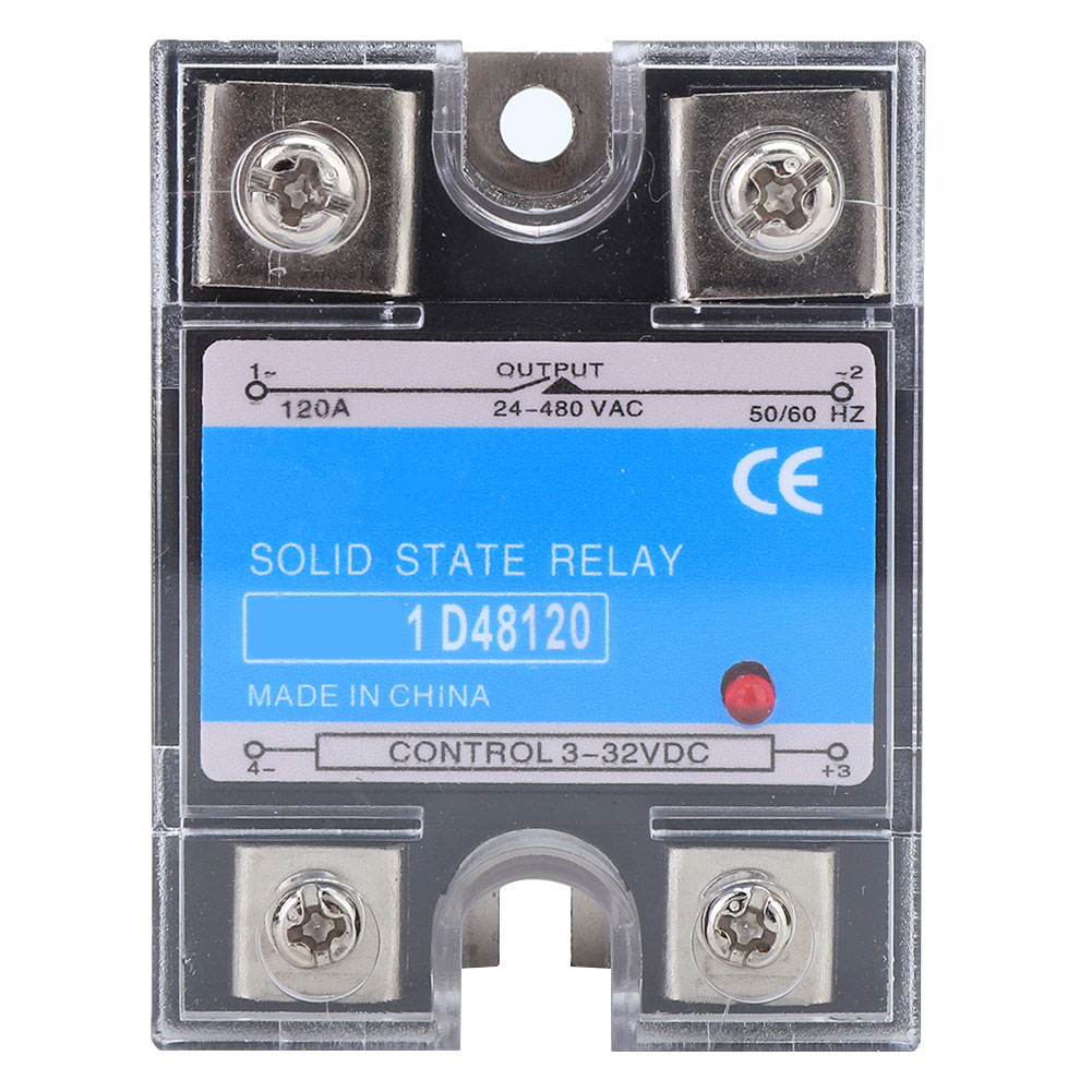 Belme Halbleiterrelais, 3–32 V Dc-eingang, 24–480 V Ac-last, Dc/ac-steuerung Ssrberm-1d 48120