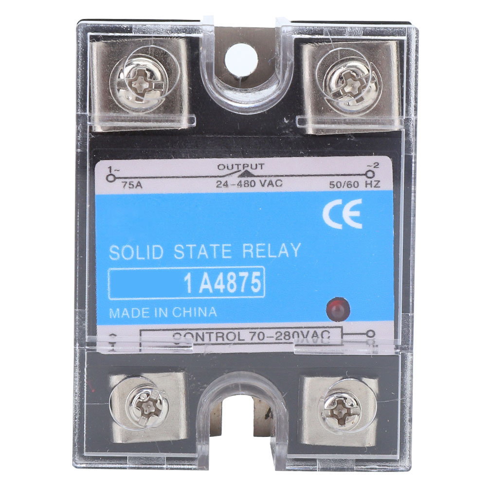 Belme Einphasen-halbleiterrelais, 70–280 V Ac Eingang, 24–480 V Ac Last, Ac-steuerung, Ssrberm-1 A4875