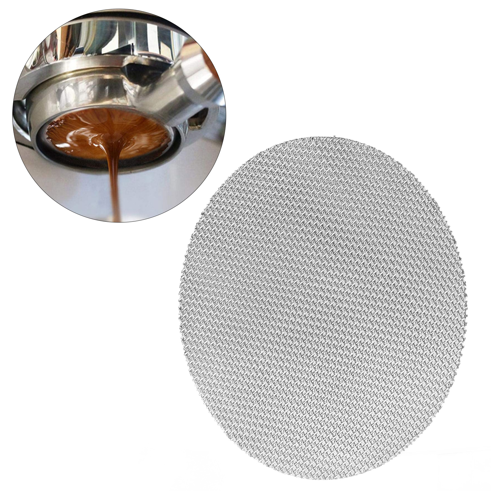 Spülsieb Für Espressomaschinen-siebträger 51/53,5/58,5 Mm, 100 Μm Filtrationsgenauigkeit, 1 Mm Dicke.