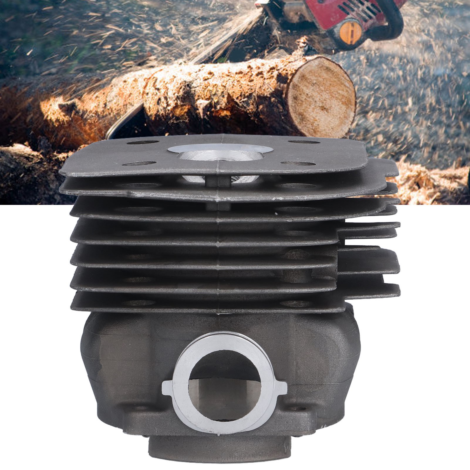 Geeignet Für Husqvarna 385 390, Jonsered 2186 2188, Nikasil 385 390 55mm Kolben-zylinder-einheit, Zündkerze Und Druckminderventil.