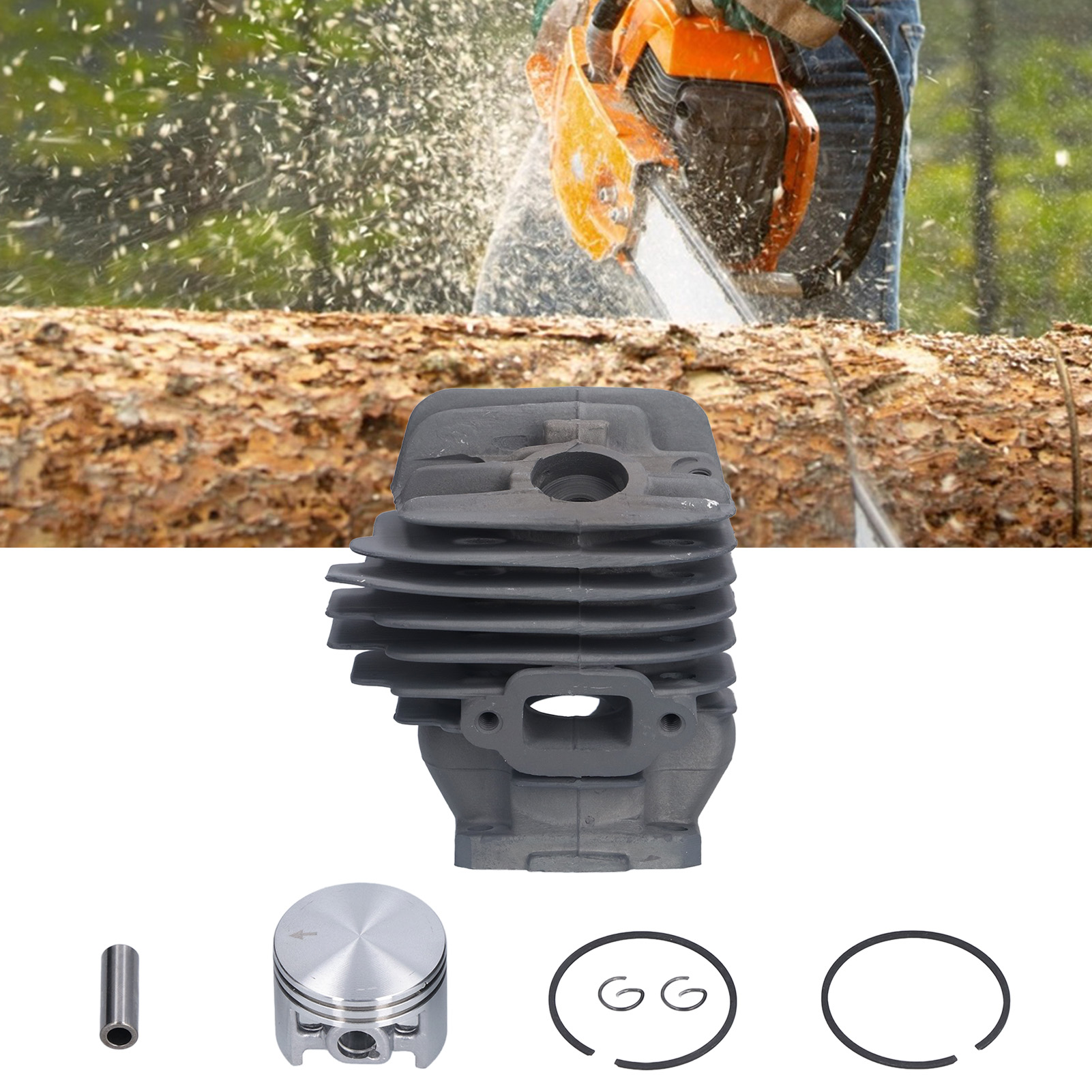 Kolben-zylinder-satz Für Stihl 026 Ms260 Kettensäge, 44,7 Mm Kolben-zylinder-baugruppe