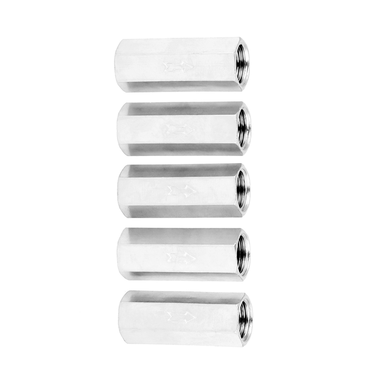Externes Sechseckiges Pneumatisches Rückschlagventil Aus Messing, 1/4"-teile, Verkauft In 5er-packs (cv-02)