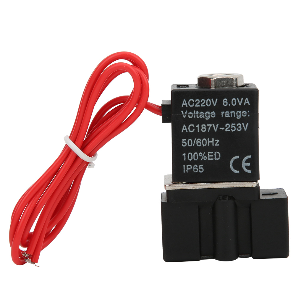 Schnell Ansprechendes Magnetventil Ac220v 2p025-06 Für Luft, Gas Und Wasser, 2-wege, G1/8", Kunststoff