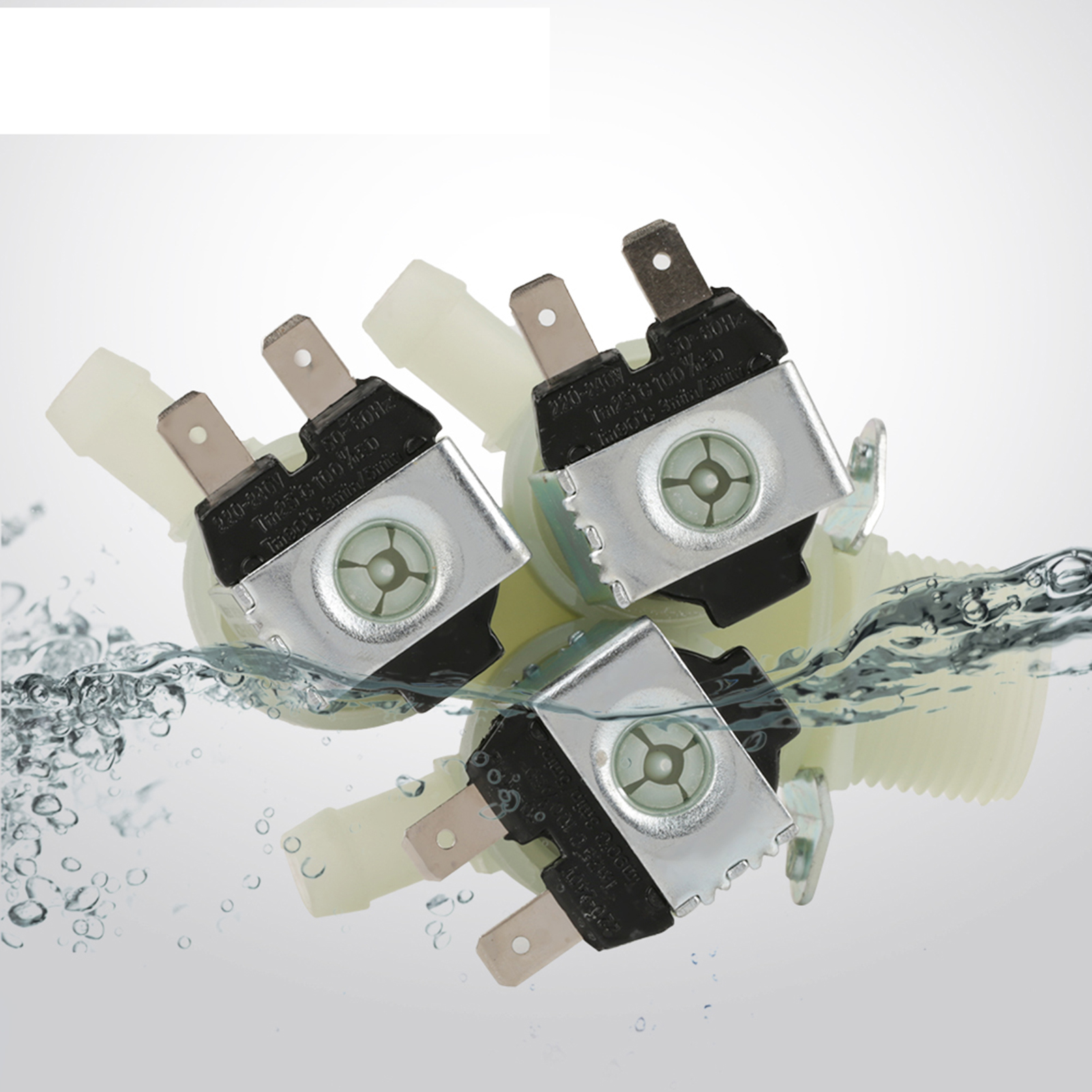 1/2-wege-magnetventil Aus Kunststoff, Normalerweise Geschlossen, 220 V Wechselstrom, G3/4