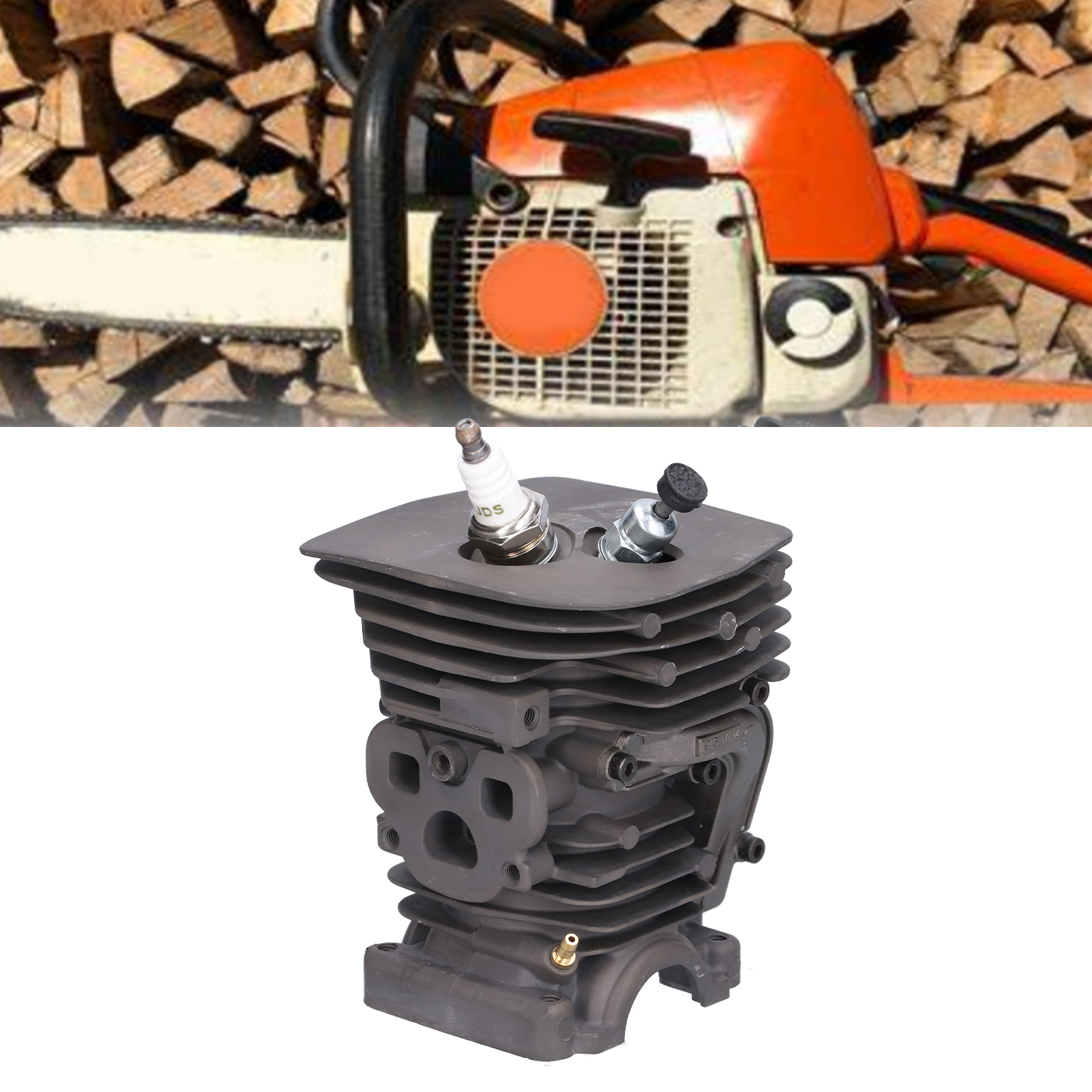 Geeignet Für Husqvarna 455 Und 460 Kettensägen, Einschließlich Zylinderkolben, Kolbenringe, Luftfilter, Druckminderungsventile Und Ölblasen (47 Mm).