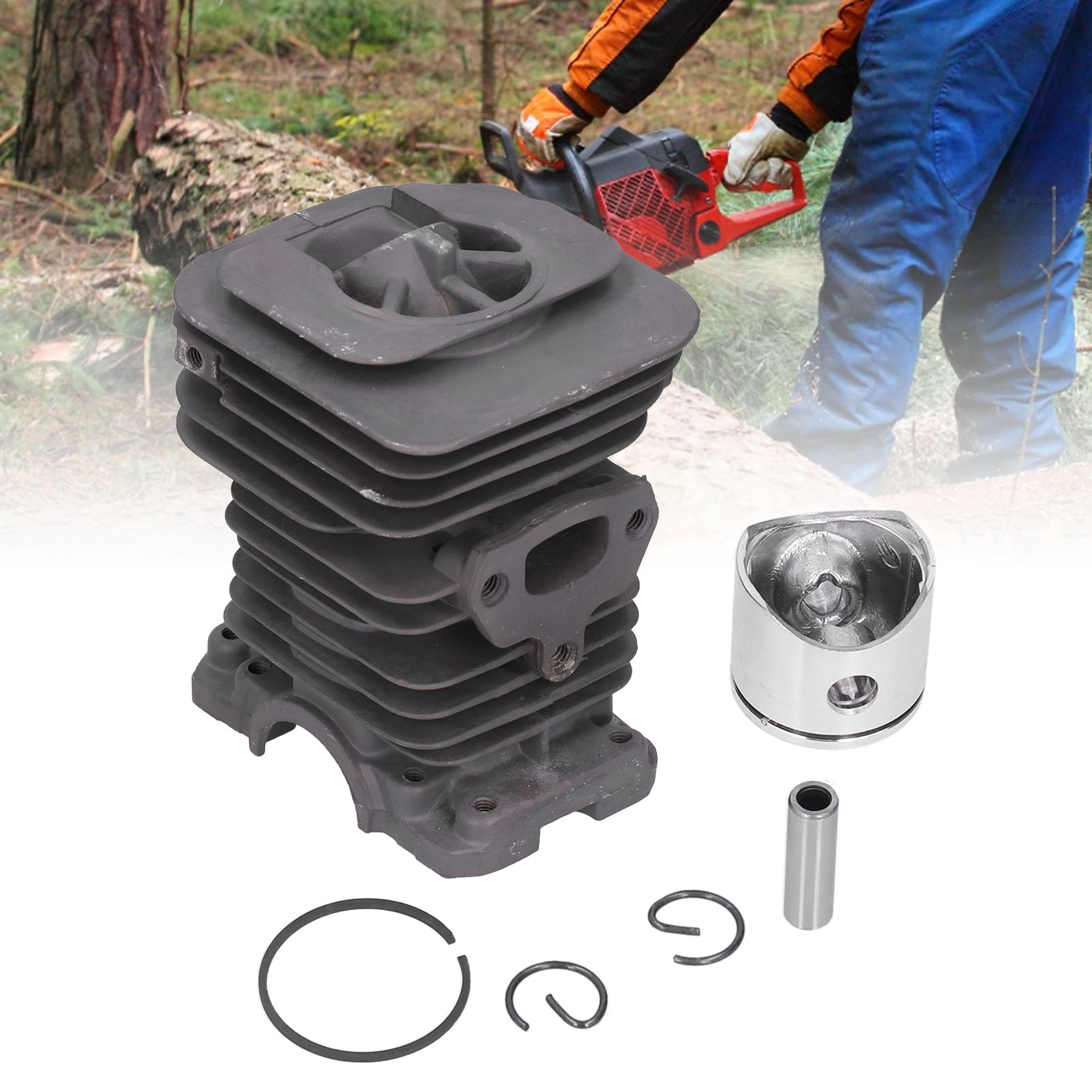 Passend Für Husqvarna 136 137 141 142 Kettensägen, 40 Mm Zylinderkolben.