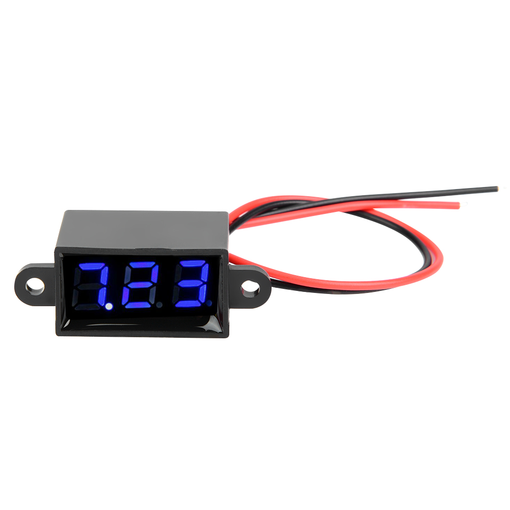 0,28 Zoll Zweidraht-miniatur-digitalvoltmeter, Wasserdicht, 3,0–30 V Dc