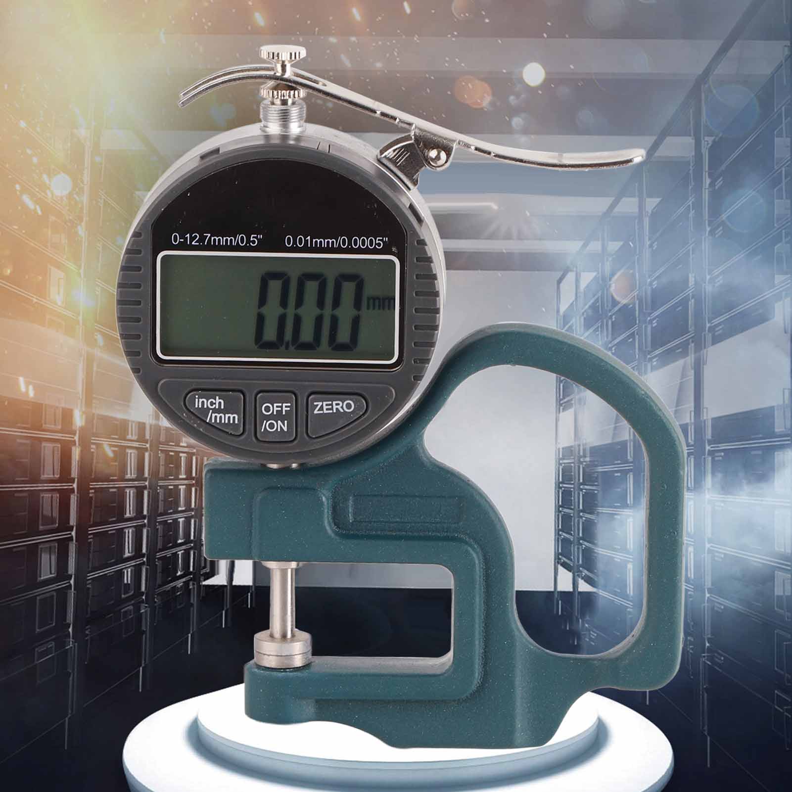 Digitales Dickenmessgerät Mit Prozentanzeige, Dickenmessung Von 0 Bis 12,7 Mm