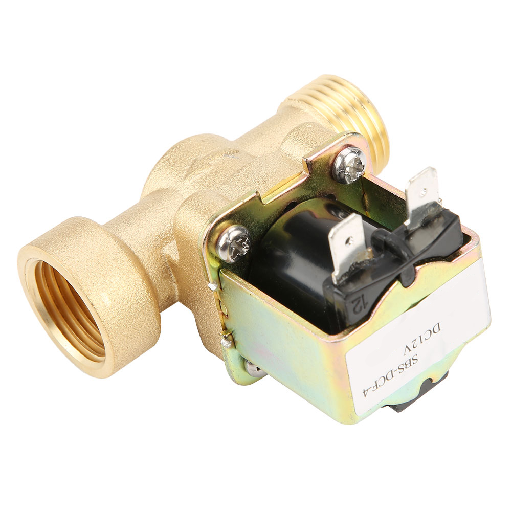 Einlass Mit Außengewinde, Auslass Mit Innengewinde, 4-punkt-wassersteuergerät Komplett Aus Kupfer Dn15 12v, Automatischer Wasserspender, Duschraum-wasserspender, Magnetventil.