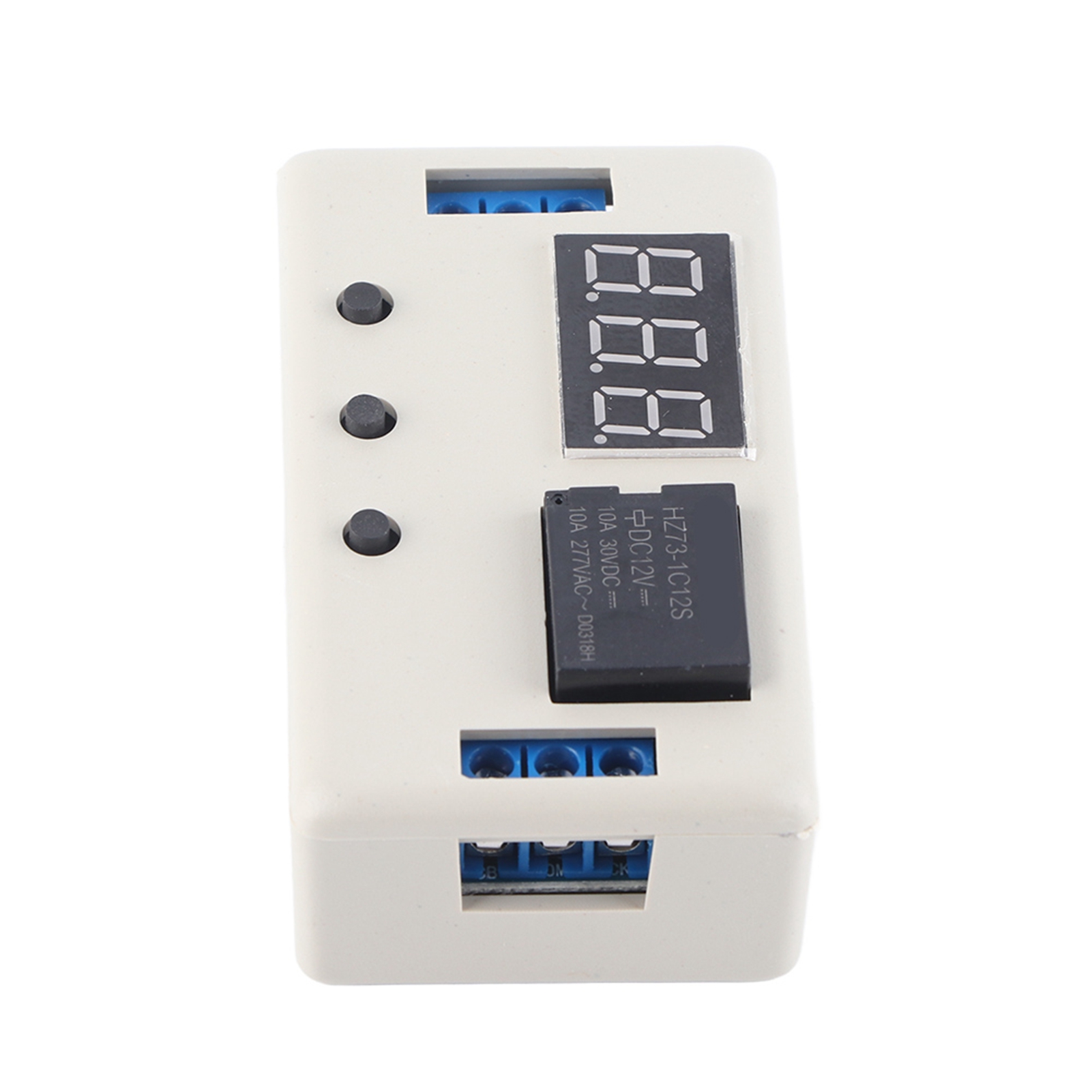 Yyc-2 Gehäuse, 1-kanal-relaismodul, 12v Einstellbarer Triggerverzögerungszyklus-timer, Ein-/ausschalter Mit Gehäuse.