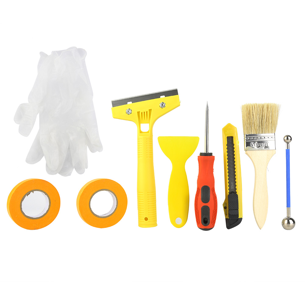 Fliesenverfugungswerkzeug-set (9-teilig)