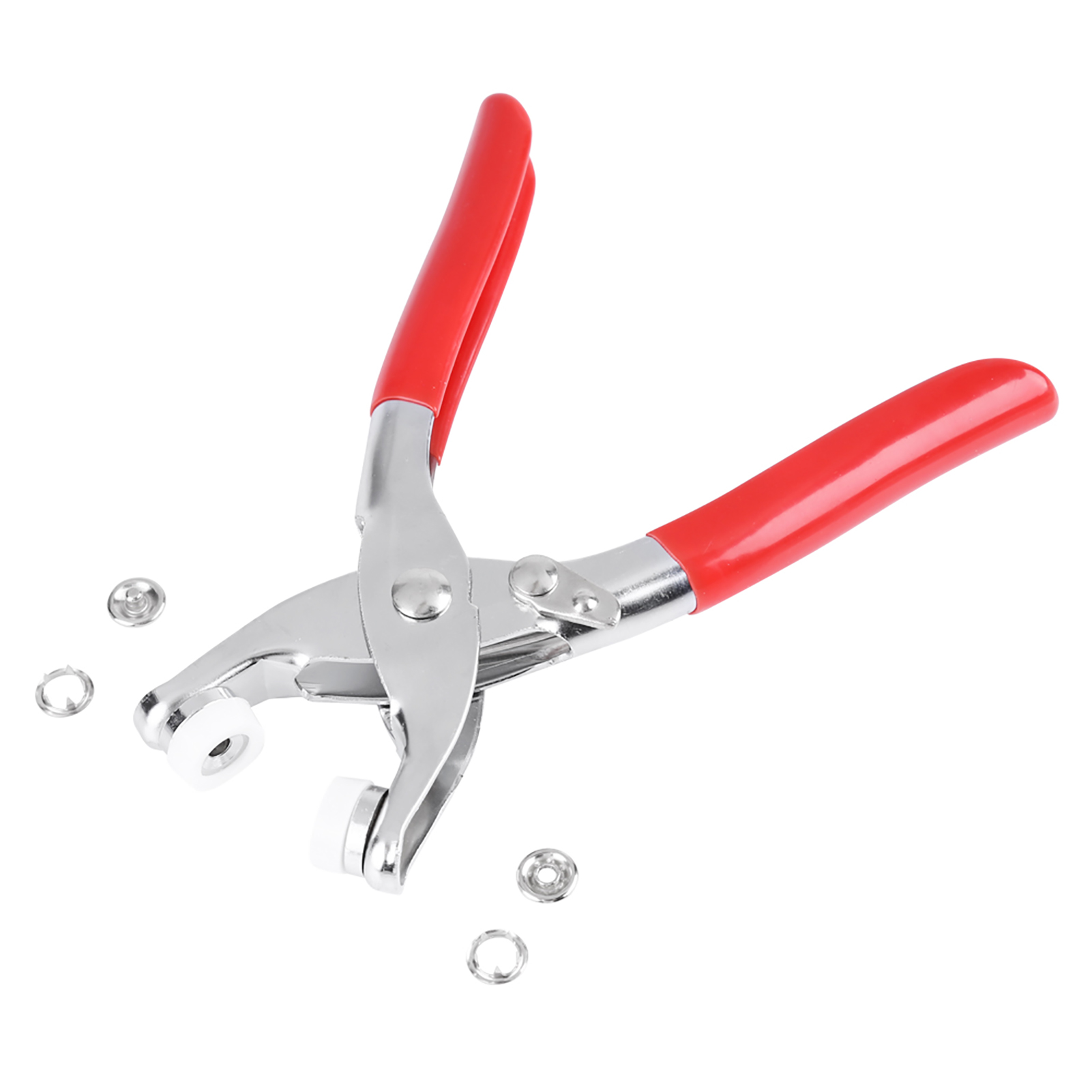 9,5-mm-handzange Mit 120 Sätzen Farbiger Fünfzinkiger Clips (in Einer Schachtel)