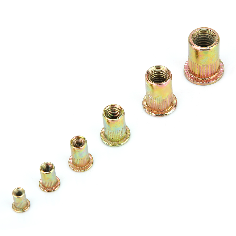 Satz Mit 180 Farbigen Stahlnietmuttern M3-m10