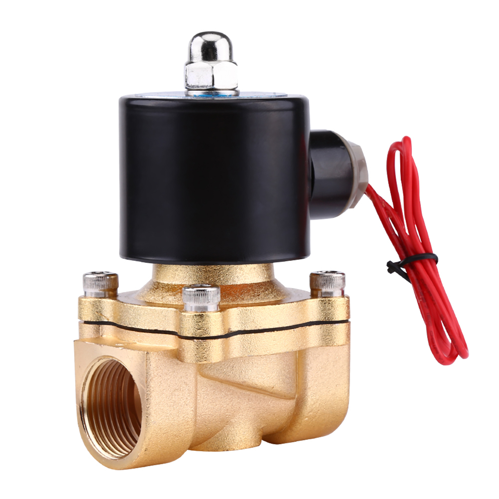 Normalerweise Geschlossenes, Druckbeaufschlagtes Magnetventil, Ventilgehäuse Aus Zinklegierung, Dn20, 6 Anschlüsse, 220 V Wechselstrom