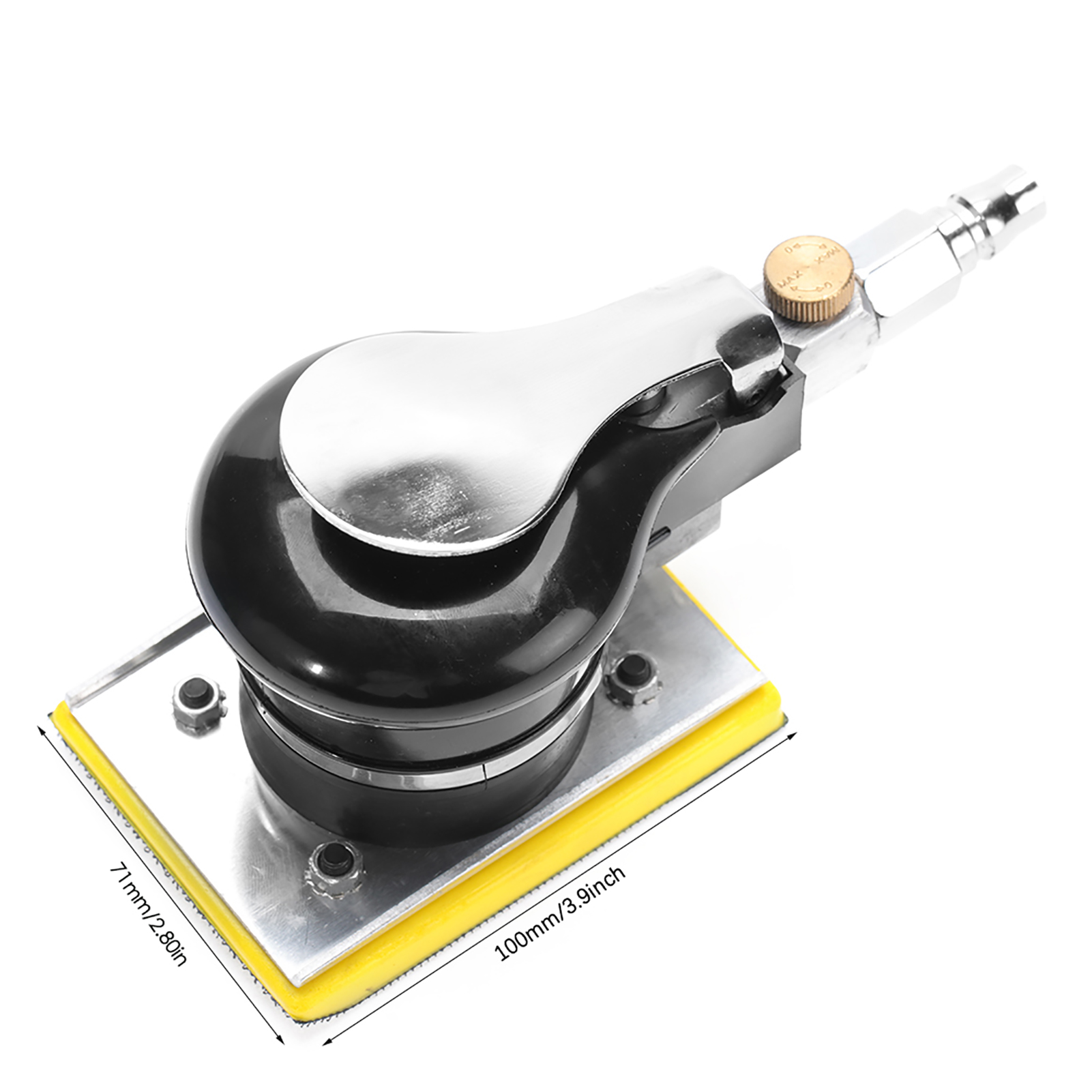 Rechteckige Pneumatische Vibrationspoliermaschine 71 X 100 Mm Für Stein Und Holz
