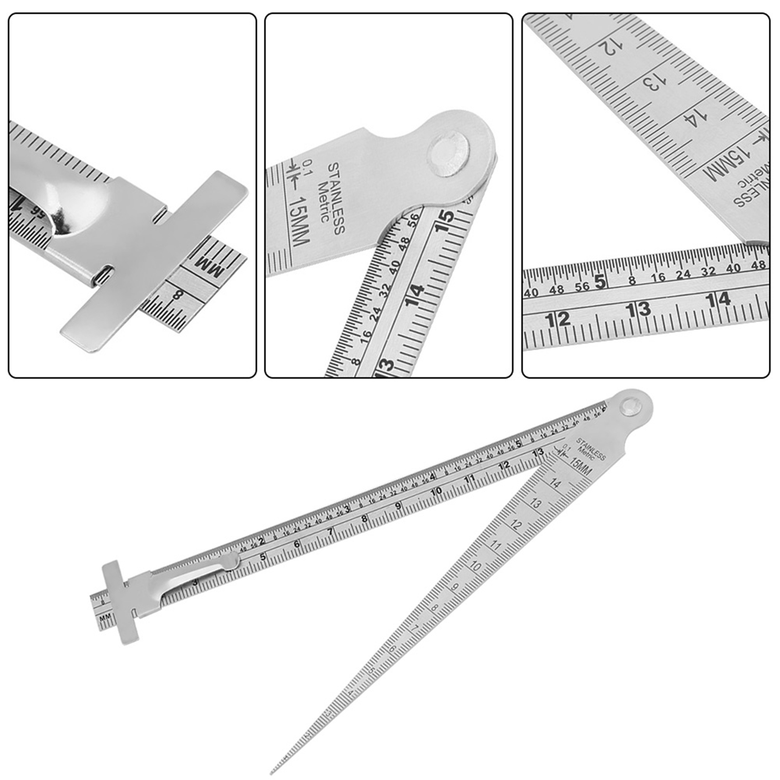 Satz Mit 2 Konischen Abstandslehren (0-15 Mm)