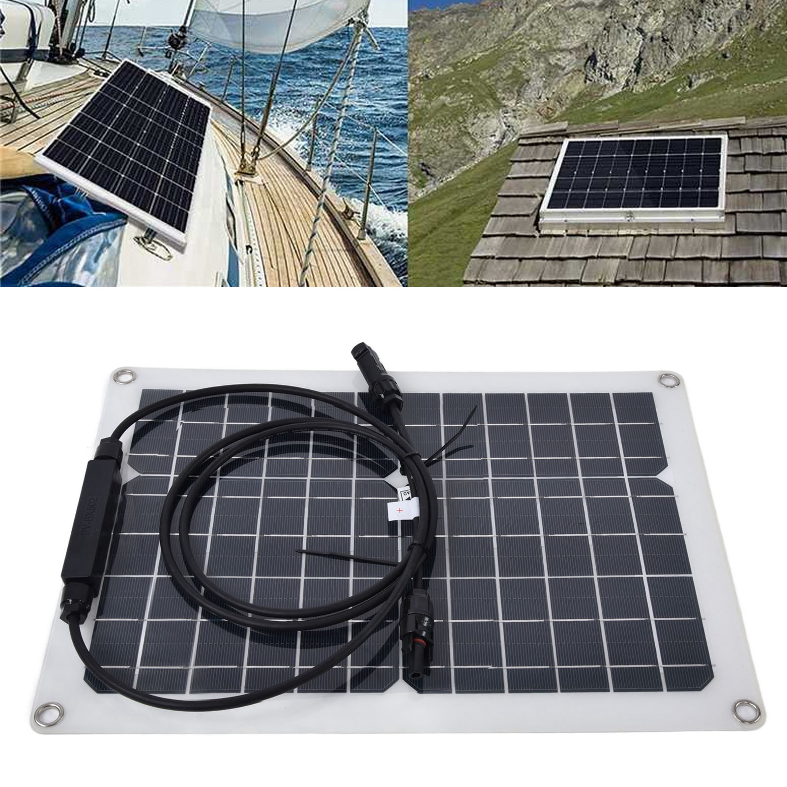 15w2 Solarmodule Mit 50a Laderegler Für Auto-, Yacht- Und Bootsladegeräte.