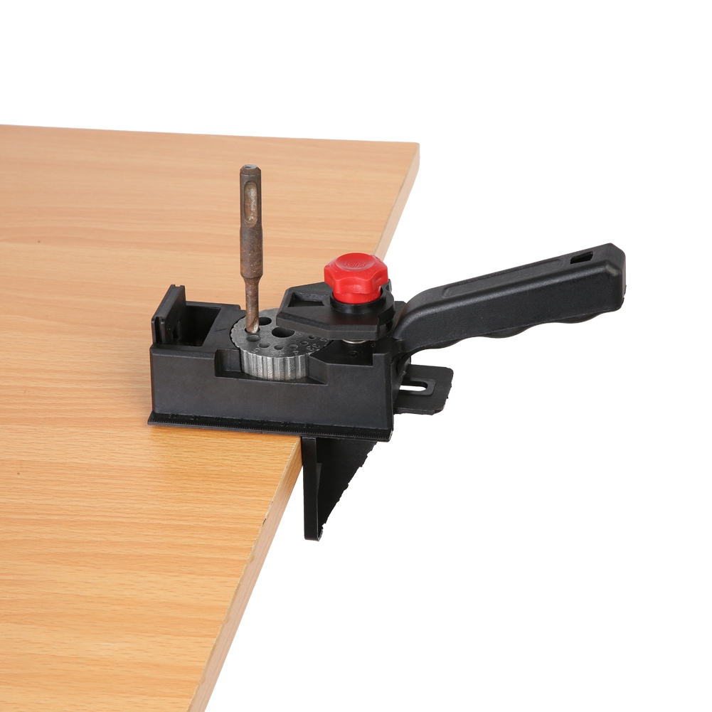 Bohrpositionier- Und Begrenzungsvorrichtung Für Die Holzbearbeitung (heimwerkerbedarf) Mit Begrenzungsringen Für Bohrer Von 3 Bis 12 Mm