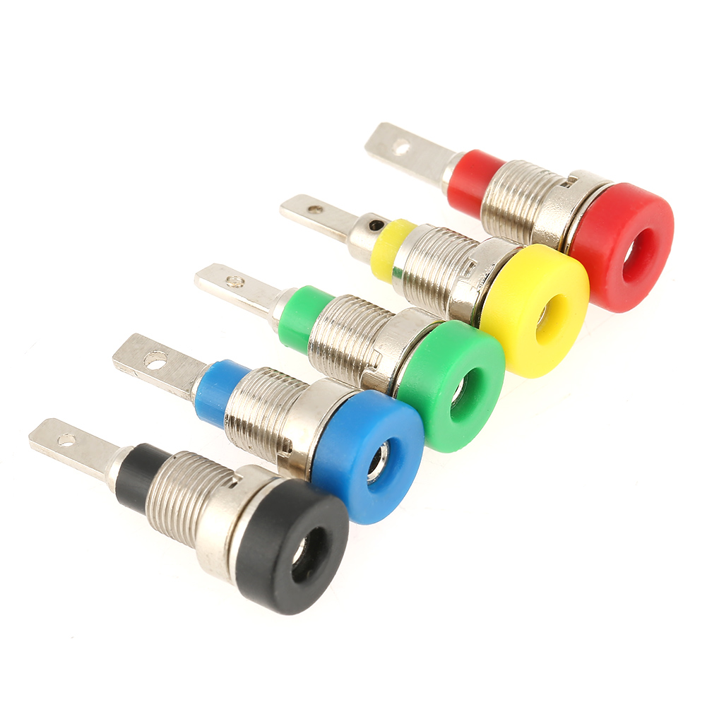 5 Sicherheitsbananenstecker, 2 Mm