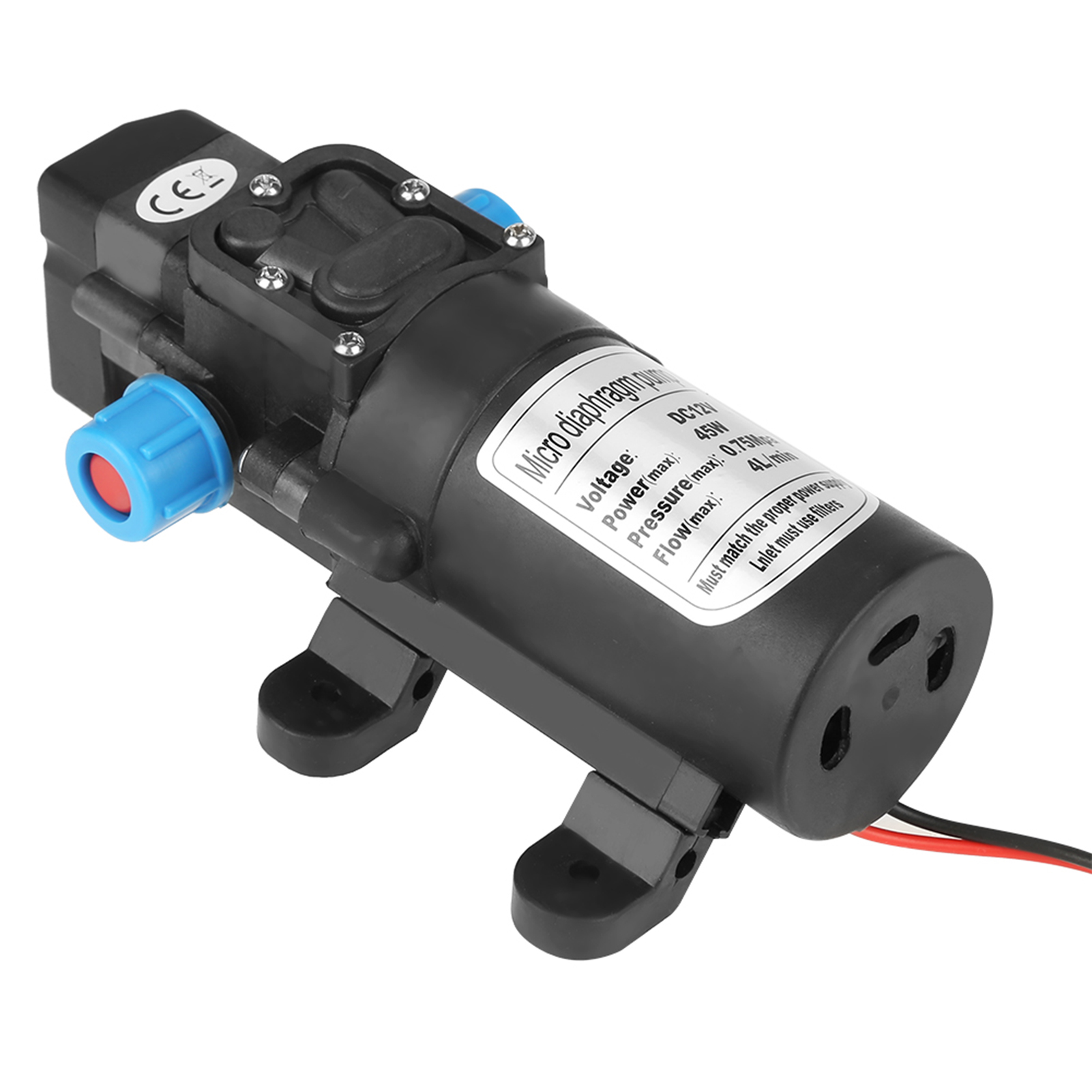 12 V, 45 W, Selbstansaugende Membranpumpe Mit Druckschalter, 0142yb-12-45