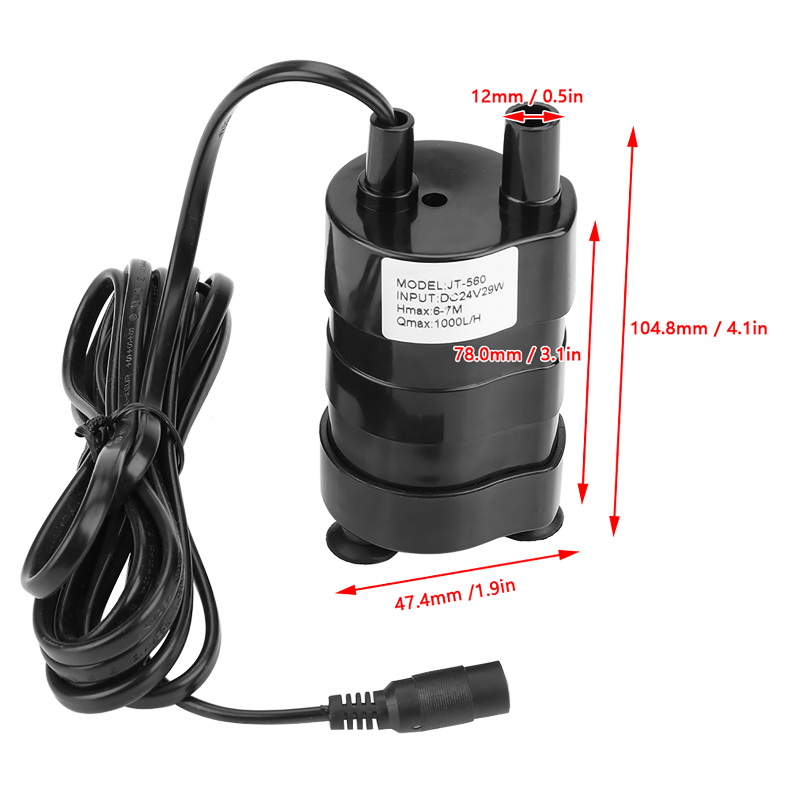24v Bürstenlose Gleichstrom-tauchpumpe Jt-560