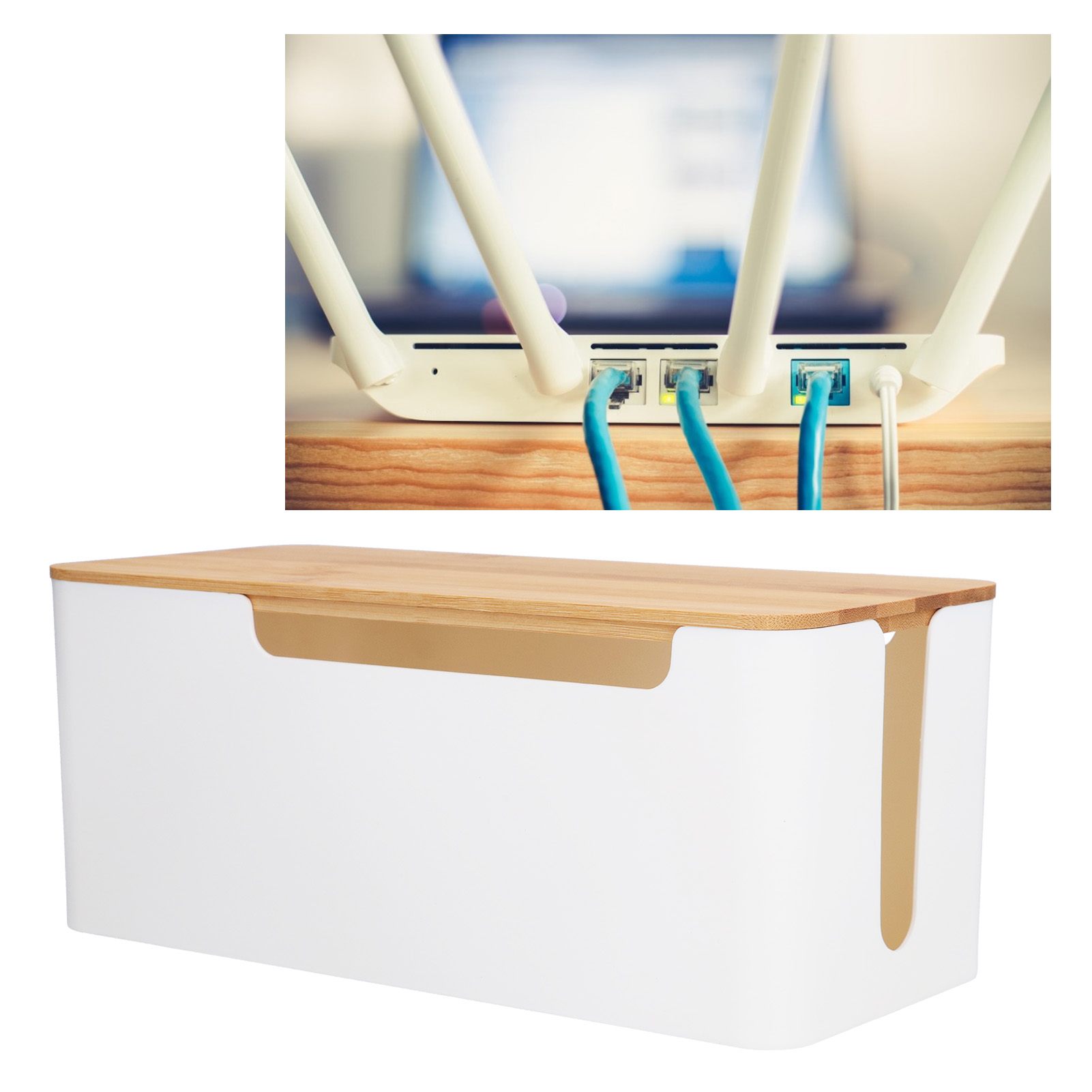 Steckdose, Verteilerdose, Mehrfachsteckdose, Router, Aufbewahrung Für Mehrfachsteckdosen, Kabelmanagementbox, Verteilerdose