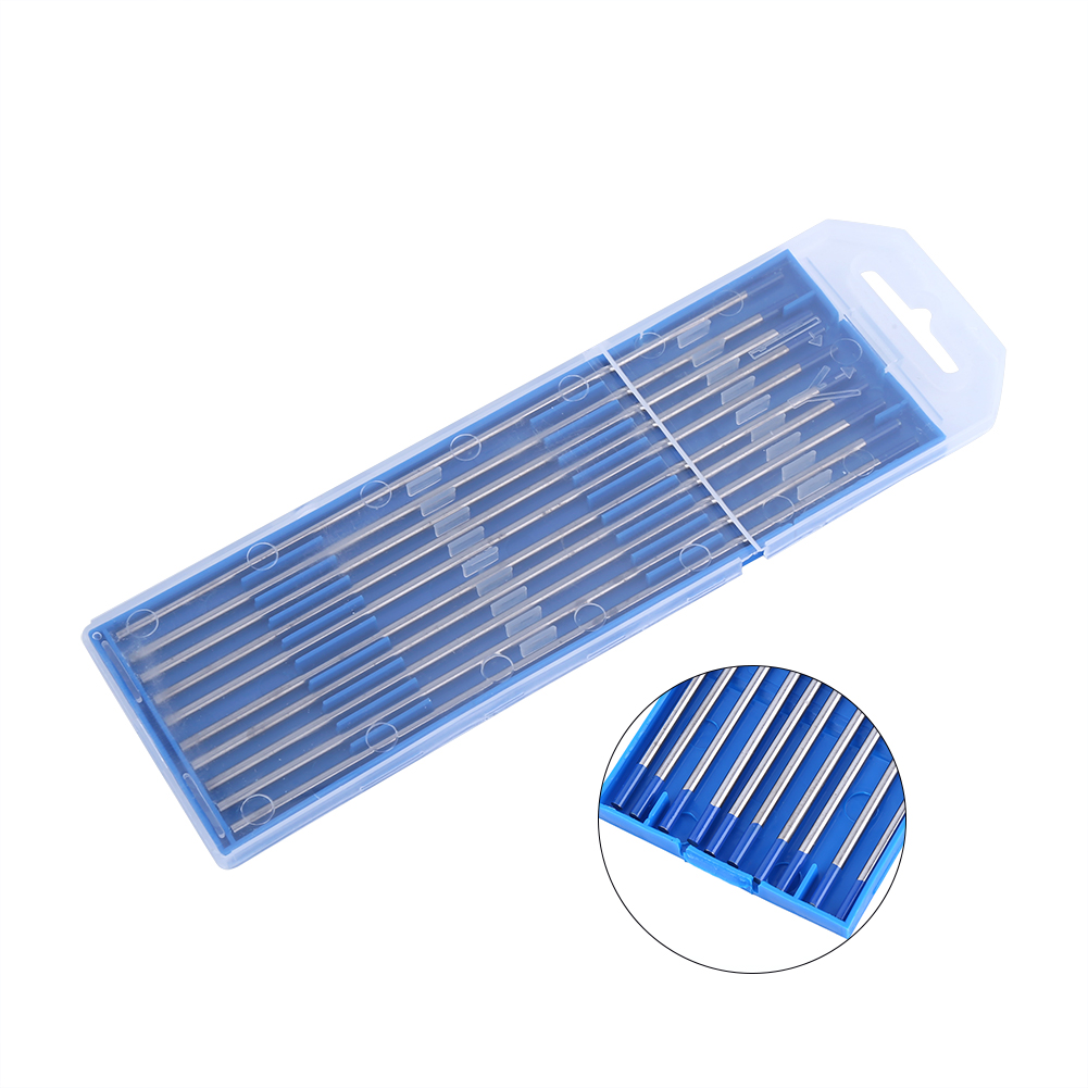 10 Stück/box Wl20 2% Lanthan-wolfram-elektrode Mit Blauer Spitze (wig)