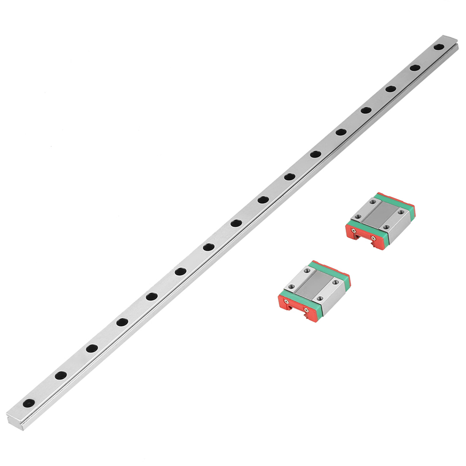 1 Mgn12 Führungsschiene, 400 Mm Lang + 2 Mgn12b Schlitten